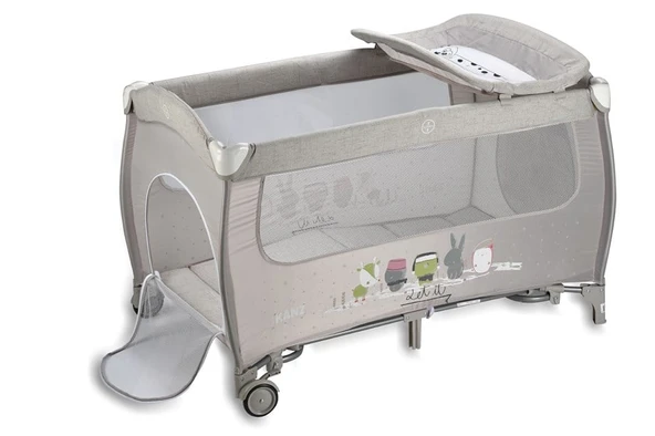 Kanz Pretty Park Yatak ve Oyun Parkı Gri - 8