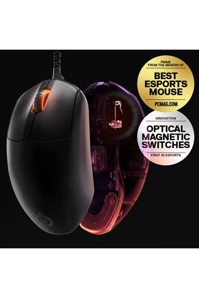 (OUTLET) SteelSeries Prime+ Plus Rgb Optik Fps Gaming Oyuncu Mouse - Resim 4