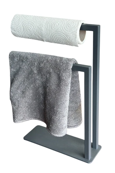 AJU Havluluk Tezgah Üzeri Kağıt El Havluluğu Ev Banyo Düzenleyici Paslanmaz Metal Montaj Gerektirmez - 3