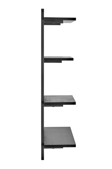 AJU Modern Duvar Rafı - 4 Katlı Metal Şık Modern Yüzen Pencere Duvar Rafı Kitaplık Düzenleyici Raf - 7