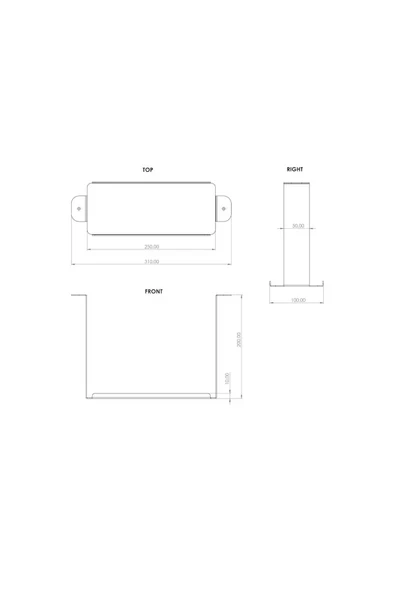 AJU Baharatlık Baharat Rafı, Mutfak Banyo Düzenleyici, Dolap Altı Monte Raf, Mutfak Rafı, Metal Raf - 4