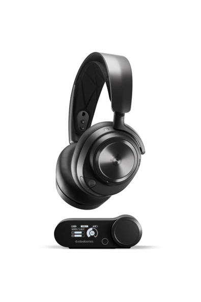 (OUTLET) SteelSeries Arctis Nova Pro Wireless 7.1 Surround PC/PS Mikrofonlu Siyah Kablosuz Gaming Kulaklık ürün görseli 1