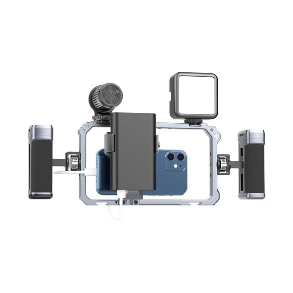 Ulanzi Telefonlar Için Universal Vlog Metal Cage Çerçeve - 3