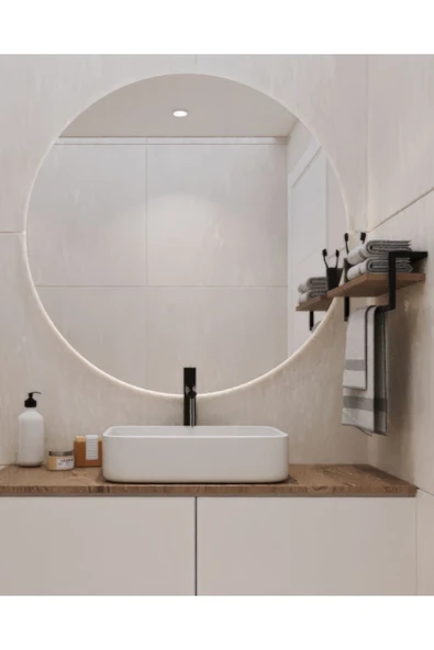 AJU Havluluk Banyo Rafı Sabunluk Şal Askılığı Havlu Askısı Banyo Mutfak Düzenleyici Çok Amaçlı Raf - 4