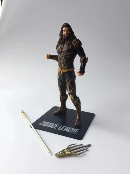 Aquaman Justice League Arthur Curry Eylem Karakter Figür Oyuncak Biblo 19 cm - 2