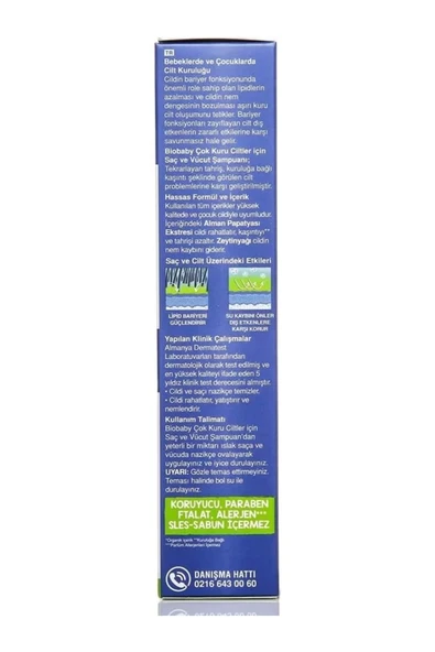 markentegra Biobaby Atopik Ciltler İÇin Şampuan 300 Ml - 3