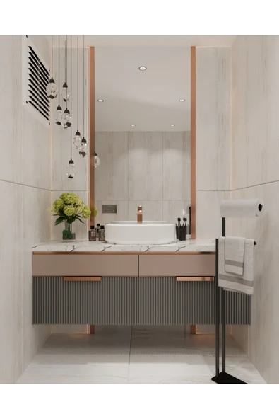 AJU Havluluk Kağıt Havlu Askısı Metal Kurulum Gerektirmez Devrilmez Banyo Düzenleyici Askılık - 2