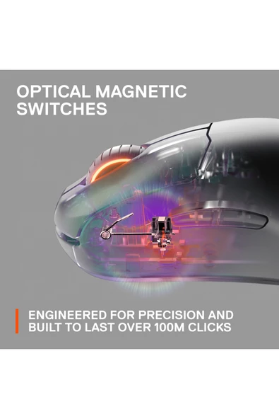 (OUTLET) SteelSeries Prime+ Plus Rgb Optik Fps Gaming Oyuncu Mouse - Resim 6