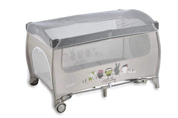 Kanz Pretty Park Yatak ve Oyun Parkı Gri - 11