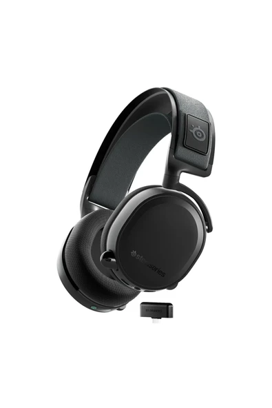 (OUTLET) SteelSeries Arctis 7+ Plus Siyah Multi-platform Wireless Kablosuz 7.1 Usb-c Gaming Oyuncu Kulaklık ürün görseli 1