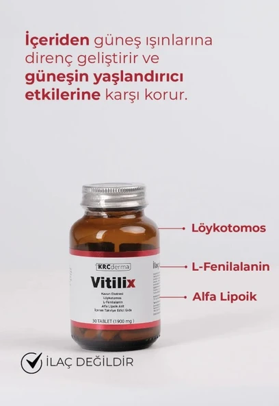Krc Derma Vitilix 30 Kapsül - Resim 3