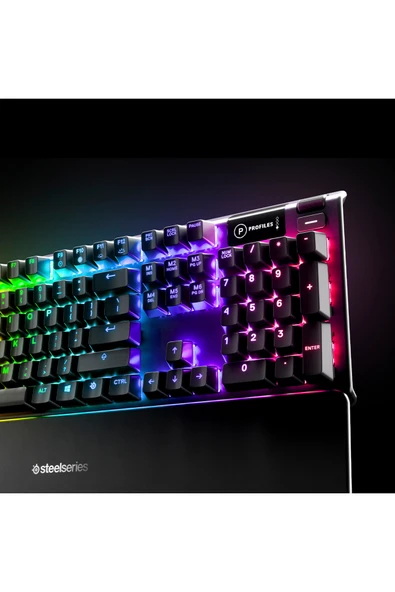 (OUTLET) SteelSeries Apex 5 Tr Q Rgb Blue Switch Hibrit Mekanik Gaming (OYUNCU) Klavye - Resim 7
