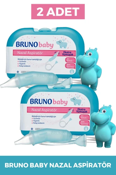 ASFSTORE Bruno Baby Nazal Aspiratör 2 Adet
