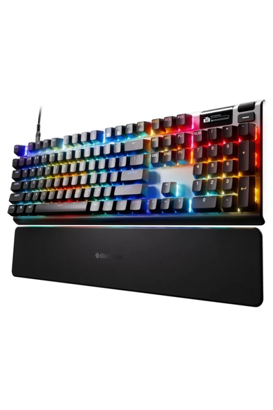 (OUTLET) SteelSeries Apex Pro Gen 3 UK (İngilizce) RGB Ayarlanabilir OmniPoint Switch Kablolu Mekanik Klavye ürün görseli 1