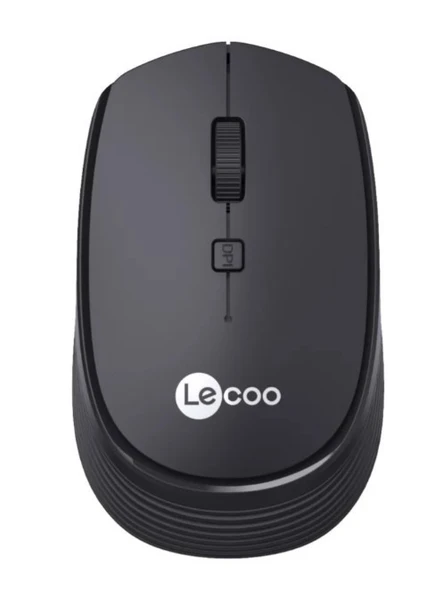 Lenovo Lecoo WS202 Nano Alıcılı Kablosuz 1600dpi Siyah 4 Tuş Mouse ürün görseli 1
