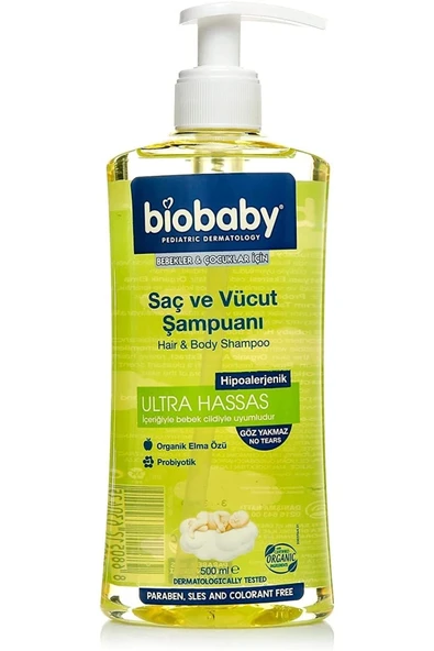 NcK Biobaby Saç Ve Vücut Şampuanı (500ml)