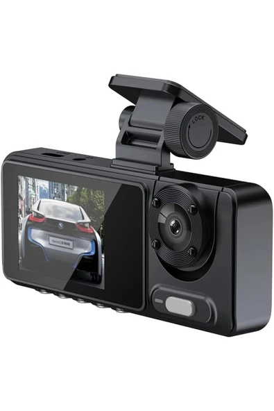 Blackbird Y15 Çift Lensli Full HD 1080P Araç İçi Kamera DVR 170 Geniş Açı G-Sensör, Döngü Kaydı, Gece Görüşü - 3