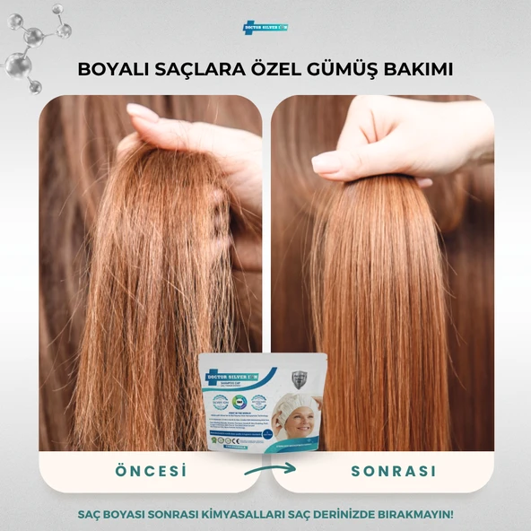 Gümüş İyonlu Saç Yıkama Bonesi 4'lü , Durulama Gerektirmez , Hasta Ve Yatalak Bakım - Resim 6