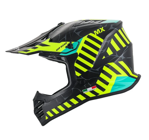 SWAY - FS-618 ALERT CROSS KASK - MAT SİYAH SARI - XLARGE BEDEN