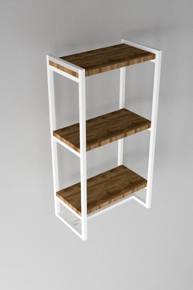 AJU Havluluk Duvar Rafı 3 Katlı Raf Banyo Mutfak Düzenleyici Modern Geniş Depolama Rafı Şık Havlu Askısı - 6