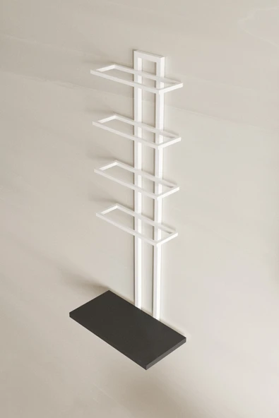 AJU Şaraplık Ve Kadeh Rafı Duvara Monte Şarap Mahzeni Modern Duvar Alkol Rafı – Metal Ve Ahşap Tasarım - 8