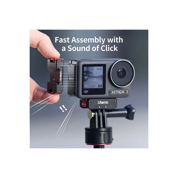 Ulanzi Oa-16 Djı Osmo Action 3 Için Manyetik Pil Kapağı - Resim 4