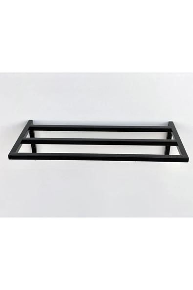 AJU Ayakkabılık, Modern Açık Ayakkabı Rafı, Çok Amaçlı Düzenleyici Duvara Monte Metal Raf - 5