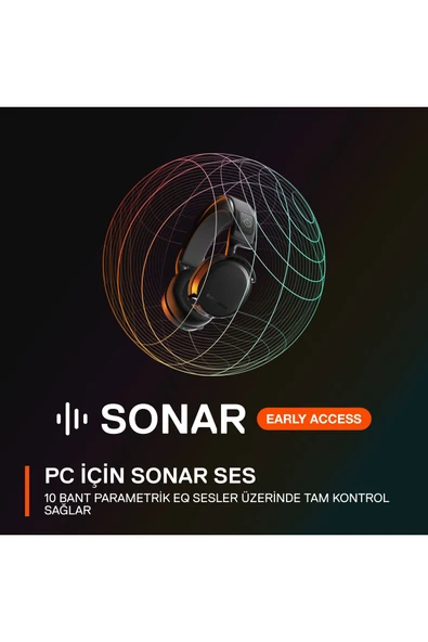 (OUTLET) SteelSeries Arctis 7+ Plus Siyah Multi-platform Wireless Kablosuz 7.1 Usb-c Gaming Oyuncu Kulaklık - Resim 4