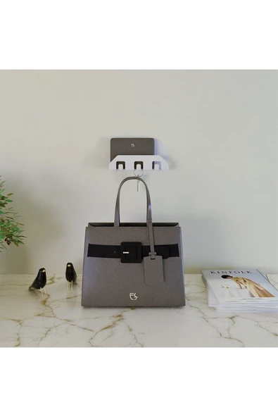 AJU Anahtar Askılığı Duvara Monte Modern Düzenleyici Metal Anahtar Ceket Çanta Askısı Posta Düzenleyici