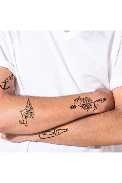 One Spray Tattoo İstanbul City Pack Dövme Şablon Seti ürün görseli 1