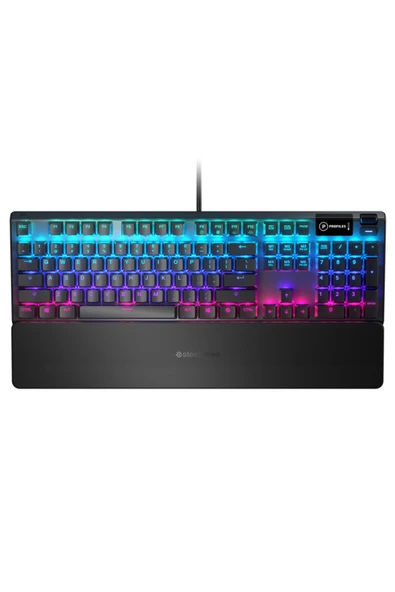 (OUTLET) SteelSeries Apex 5 Tr Q Rgb Blue Switch Hibrit Mekanik Gaming (OYUNCU) Klavye ürün görseli 1