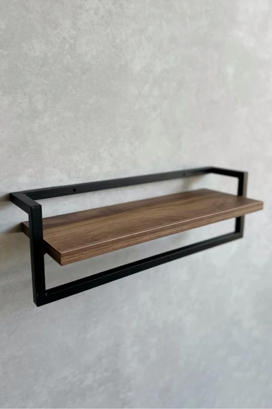 AJU Havluluk Banyo Rafı Sabunluk Şal Askılığı Havlu Askısı Banyo Mutfak Düzenleyici Modern Şık Raf - 7