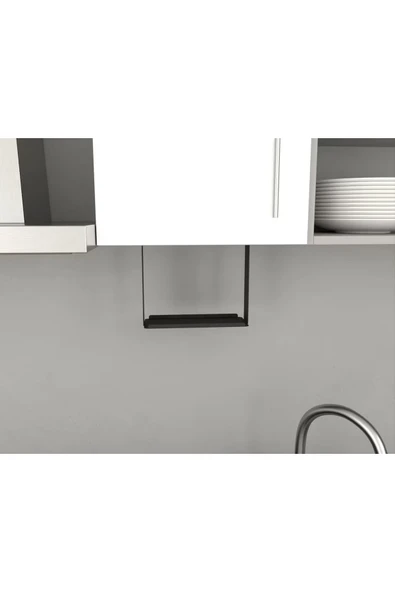 AJU Baharatlık Baharat Rafı, Mutfak Banyo Düzenleyici, Dolap Altı Monte Raf, Mutfak Rafı, Metal Raf - 4