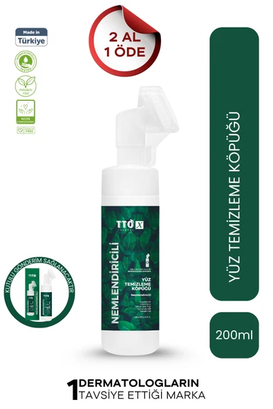 Tto X Nemlendirici Yüz Köpüğü 200 ml
