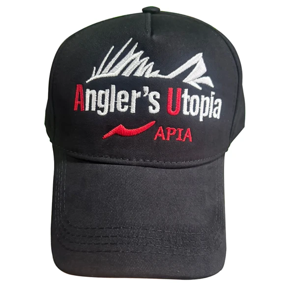 Tonguç Balıkçılık Apia Baslıklı Yerli Üretim Siyah Şapka ürün görseli 1