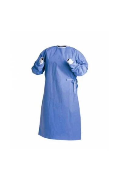 Peeling Market Koruyucu Önlük - Hasta Önlüğü - Ziyaretçi Önlüğü 20 Adet Uzun Kollu Ss 40 Gr.