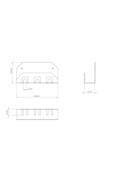 AJU Anahtar Askılığı Duvara Monte Modern Düzenleyici Metal Anahtar Ceket Çanta Askısı Posta Düzenleyici - Resim 6