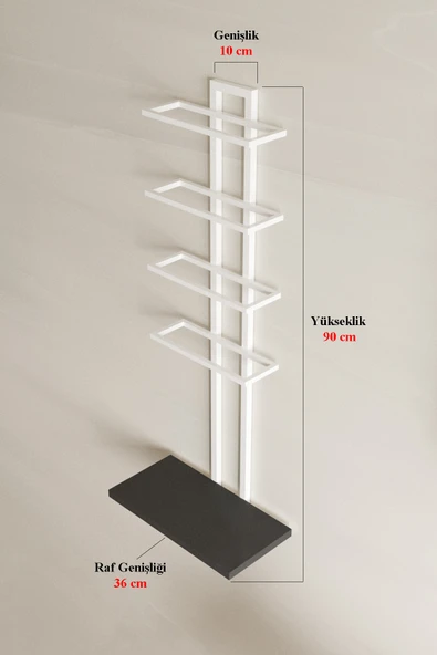 AJU Şaraplık Ve Kadeh Rafı Duvara Monte Şarap Mahzeni Modern Duvar Alkol Rafı – Metal Ve Ahşap Tasarım - 7