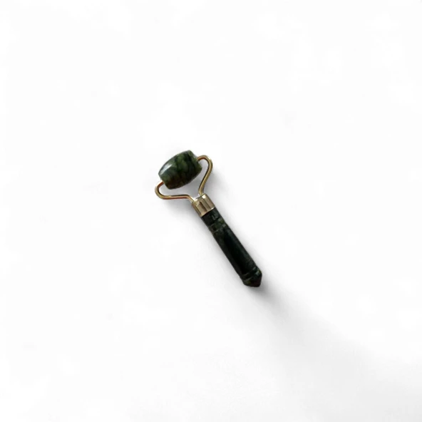 Orijinal Yeşim Mini Roller Masaj Taşı Face Roller - Resim 4