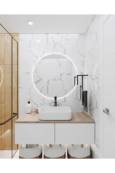 AJU Havluluk Metal Kağıt Havlu Tutacağı Ev Banyo Düzenleyici Duvara Monte Havlu Tutucu Modern Tasarım - 6