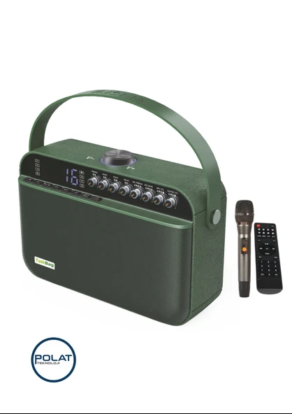 TALKBAG TB-100 Taşınabilir Bluetooth Hoparlör | 120W Güç – Kablosuz Mikrofon – 6 Saat Batarya