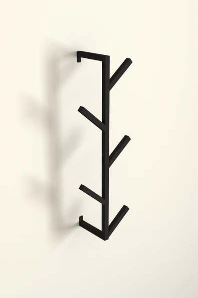 AJU Fidan Askılık 5 Kollu Antre Hol Askılığı Çanta Şal Mont Havlu Bornoz Çok Amaçlı Metal Askılık - 7