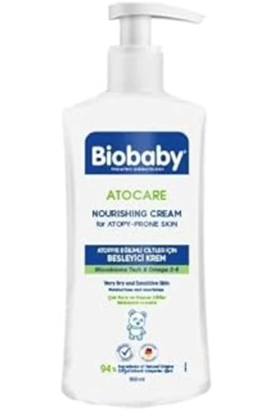 ebadi BİOBABY Besleyici Krem 500 Ml - Seramid Prebiyotik Omega 3-6 Yulaf Unu
