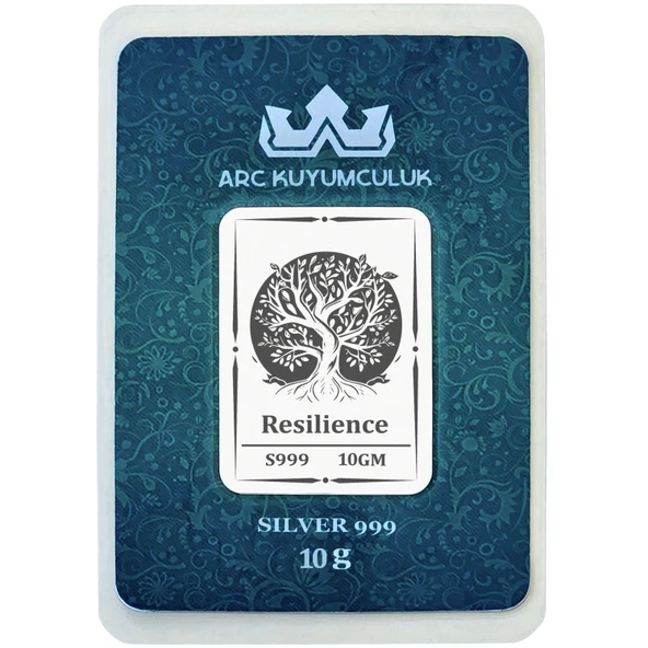 Hayatın Huzurunu Yansıtan Ağaç Temalı Hediyeye Özel 10 Gram 999 Ayar Gümüş Külçesi-694 ürün görseli