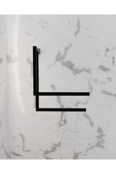 AJU Havluluk Metal Kağıt Havlu Tutacağı Ev Banyo Düzenleyici Duvara Monte Havlu Tutucu Modern Tasarım - 3