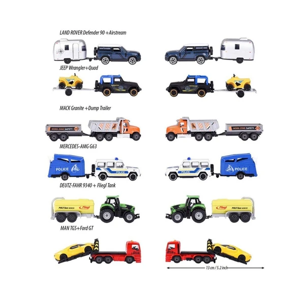 8503002001 City Trailer 6-asst - Resim 2