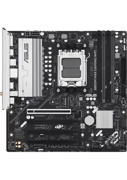 Asus B850M Max Gamıng Wıfı6 Ddr5 Hdmı-Dp Typec Pcıe 5.0 Am5 Matx - 2