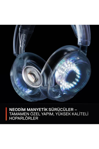 (OUTLET) SteelSeries Arctis Nova 5X Wireless ve Bluetooth Xbox ve PC Kablosuz Oyuncu Kulaklığı - Siyah - Resim 7