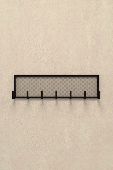 AJU Duvar Askısı Portmanto Elbise Havlu Askılığı Ev Banyo Mutfak Düzenleyici Modern 7 Kol Metal Askılık - 8