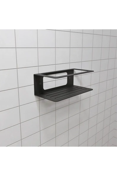 AJU Şampuanlık Sabunluk, Minimalist Banyo Organizatörü, Metal Duş Rafı, Banyo Düzenleyici - 7
